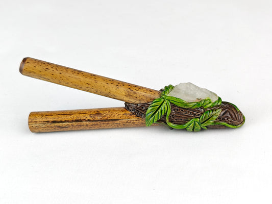 Kuripe Ayahuasca with Clear Quartz